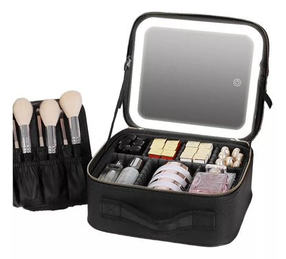 Organizador de Maquillaje Con Espejo LED